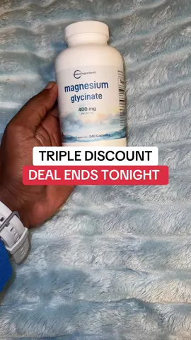 🌀 Sleep deeper. Stress less. Recover faster. Magnesium Glycinate = game-changer this holiday season. #MagnesiumGlycinate #WellnessTok #StressRelief #HolidayReset #TikTokShopDeals