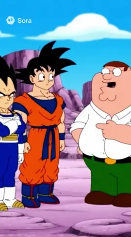 Peter meets Goku & Vegeta #familyguy #goku #vegeta #dragonballz #petergriffin 