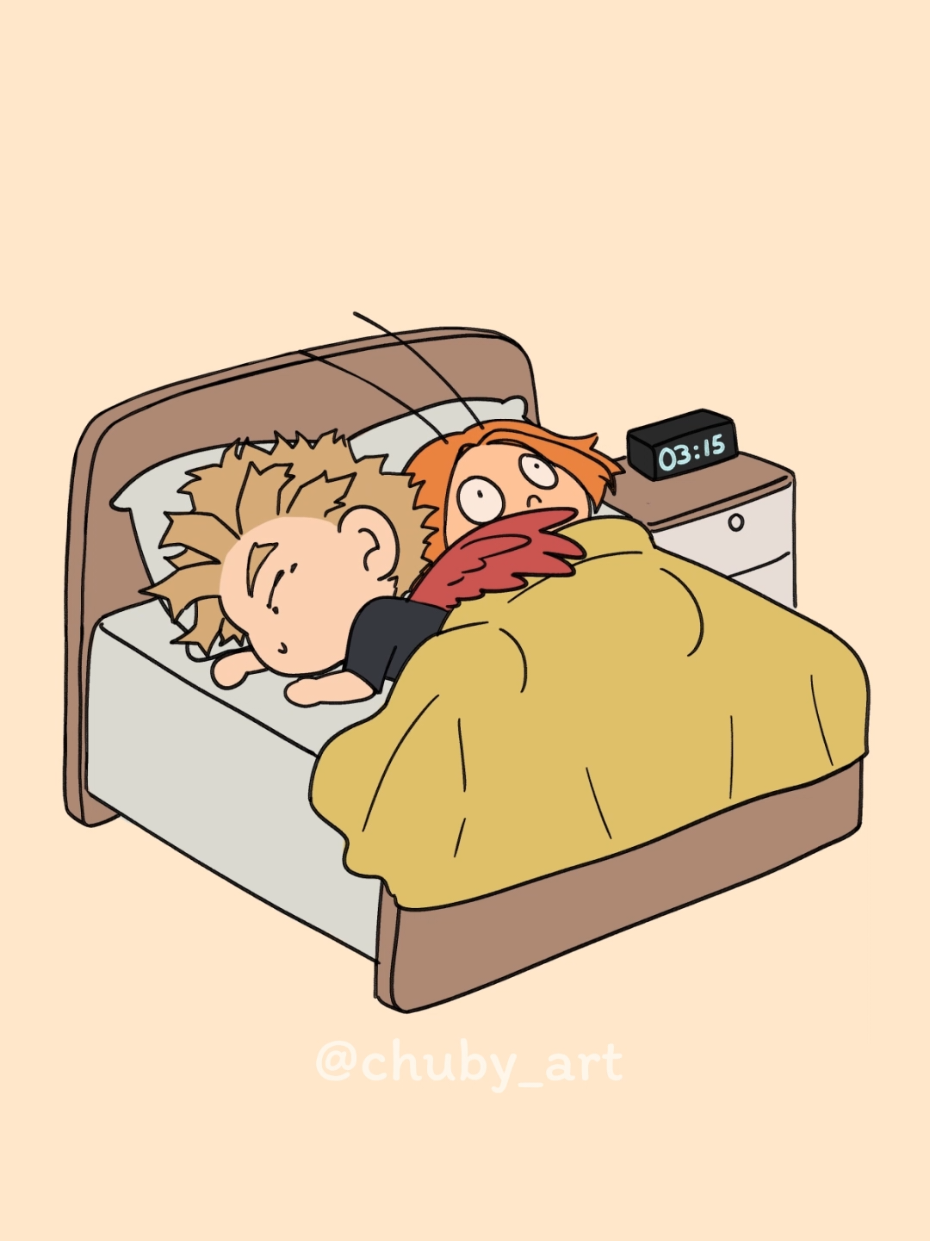 buenas noches 🐑🌝  #hawks #2danimation #animation #kawaii 