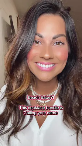 The perfect necklace bundle if you’re into all things beachy and coastal 🌊✨ seashells, pearls, and the vibes are immaculate. #CoastalStyle #BeachyVibes #OceanInspired #JewelryObsessed #SeasideChic