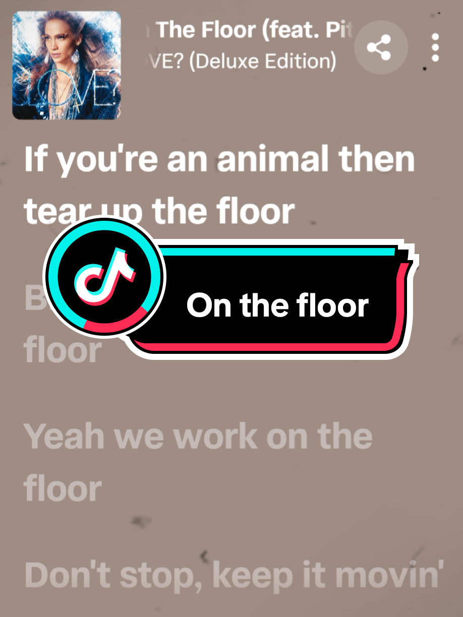 On the floor | 🎧 . . . #lyrify #OnTheFloor #foryoupage #jenniferlopez #lyrics_songs 