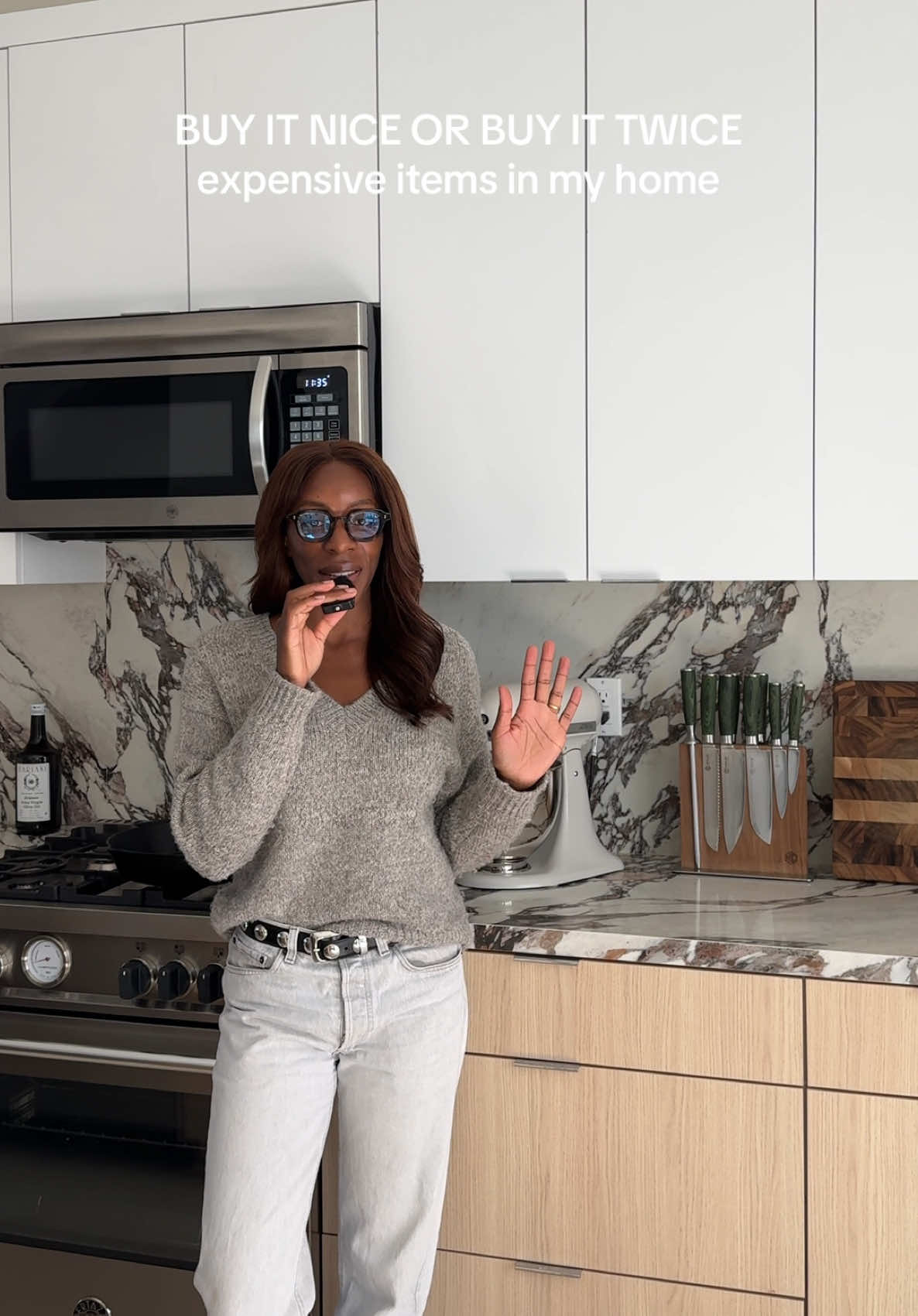 buy it nice or buy it twice: some expensive (ish) items in my home featuring @KitchenAid @HexClad @Breville @CB2 @Etsy. Everything is in my ShopMy #buyitniceorbuyittwice #calacattaviola #homeappliances 