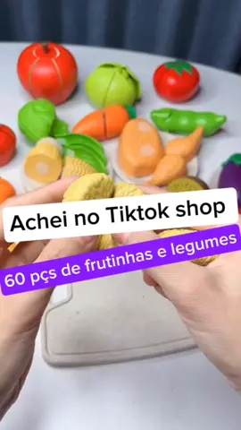 Kit Frutas e Legumes Infantil  #brinquedo #diversao #tiktokshop 