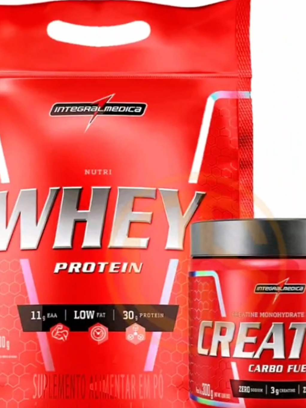 Kit Nutri Whey 900g + Creatina