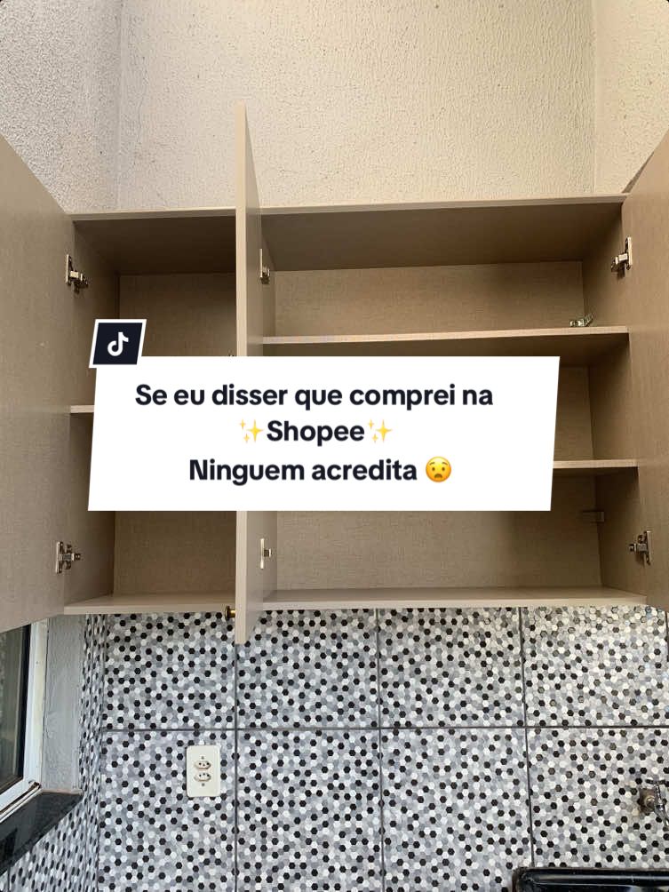 Se eu disse que comprei na shopee, Ninguém acredita 😳😳 @Móveis Henn  . . . #moveismodulados #armarios #comprinhasparacasa #donadecasa #fy 