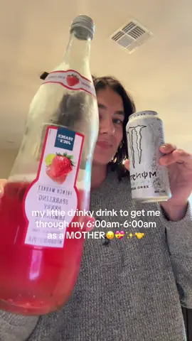 In monster we trust🤝🏼 #motherhood #fulltimejob #whitemonsterdrinkmix 
