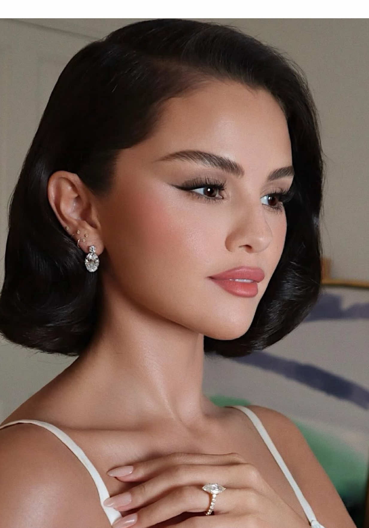 the most beautiful bride 🥹 #selenagomez #bennyblanco #rarebeauty 