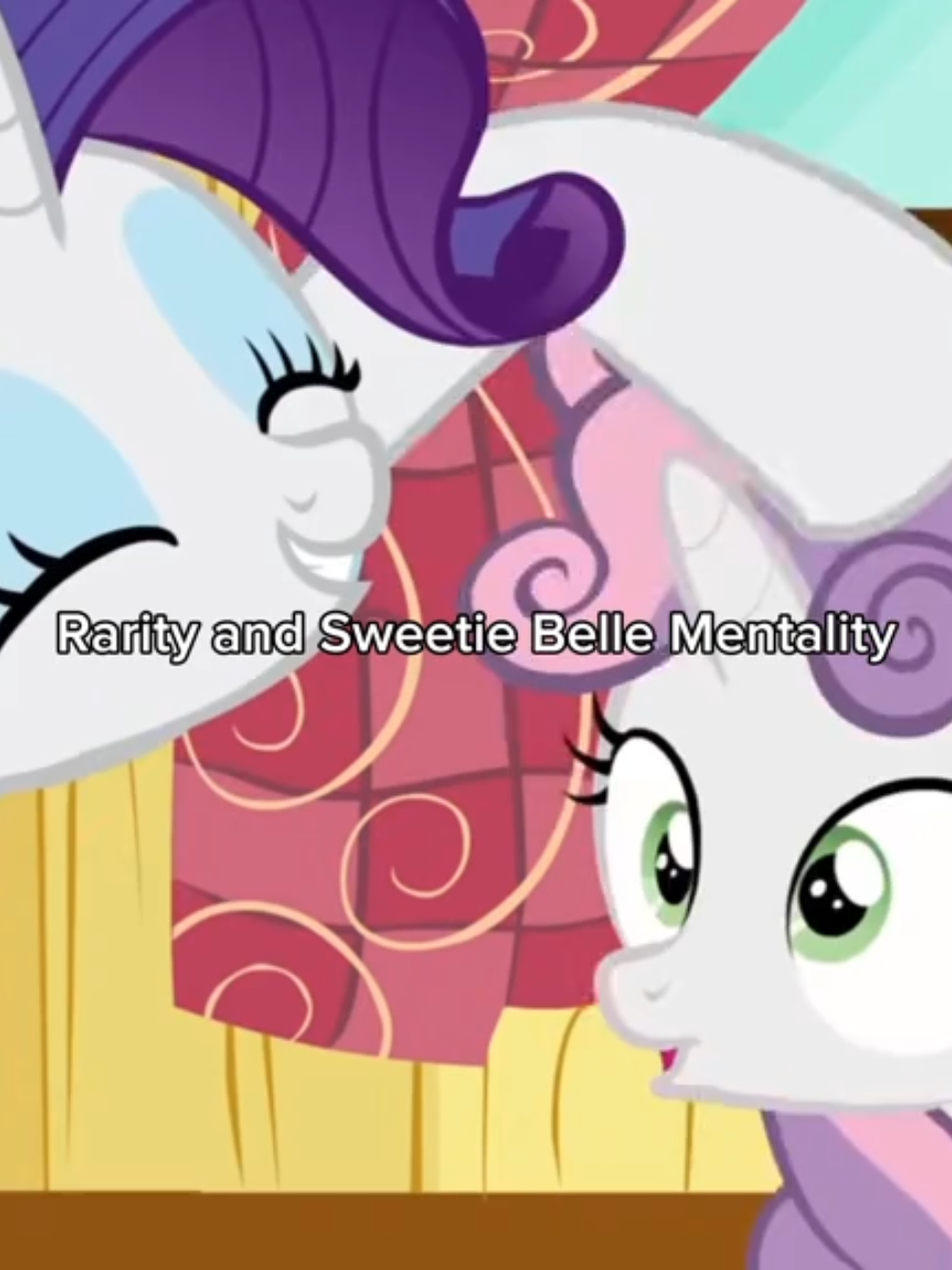 #MLP | Best sister duo??? | #kispper #mylittlepony #mylittleponyfriendshipismagic #fyp #rarity #sweetiebelle #mentality #sisters 