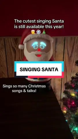 Don’t miss out on the cutest singing Santa Claus this year! Perfect addition to the holiday decor! ❤️ #christmasdecor #christmastok #christmastiktok #christmas2025 #santaclaus 