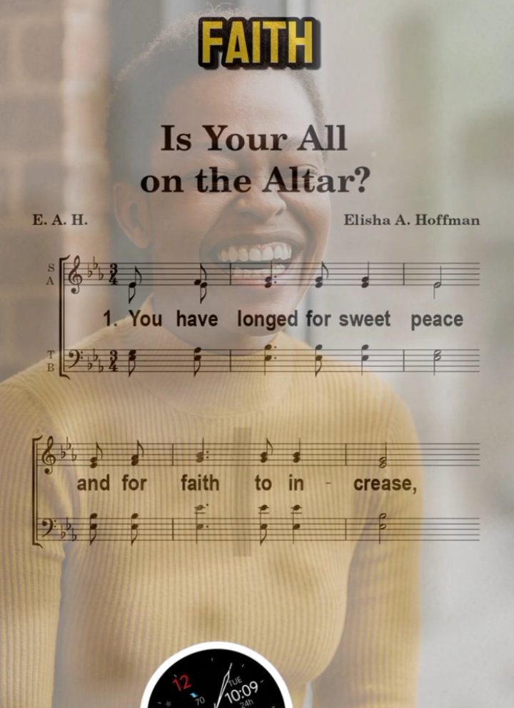 Is Your All On The Altar  #hymn #hymns #lyricsvideo #trendingsong #christiantiktok 