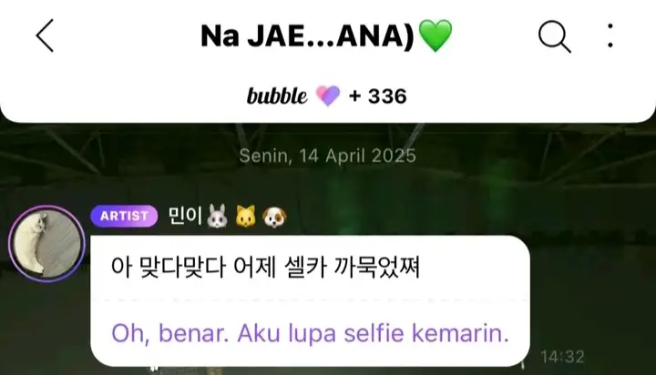 jaemin bubble update 💌🐰 #jaemin 