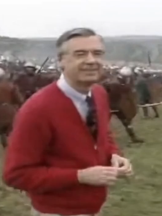 Mr. Rogers at the Battle of Agincourt #ai #aivideo #History #sora