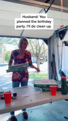 Um. Theres still a mess! Hmmm #birthdayparty #husbands #over40club #raisingkids #suzysparkles