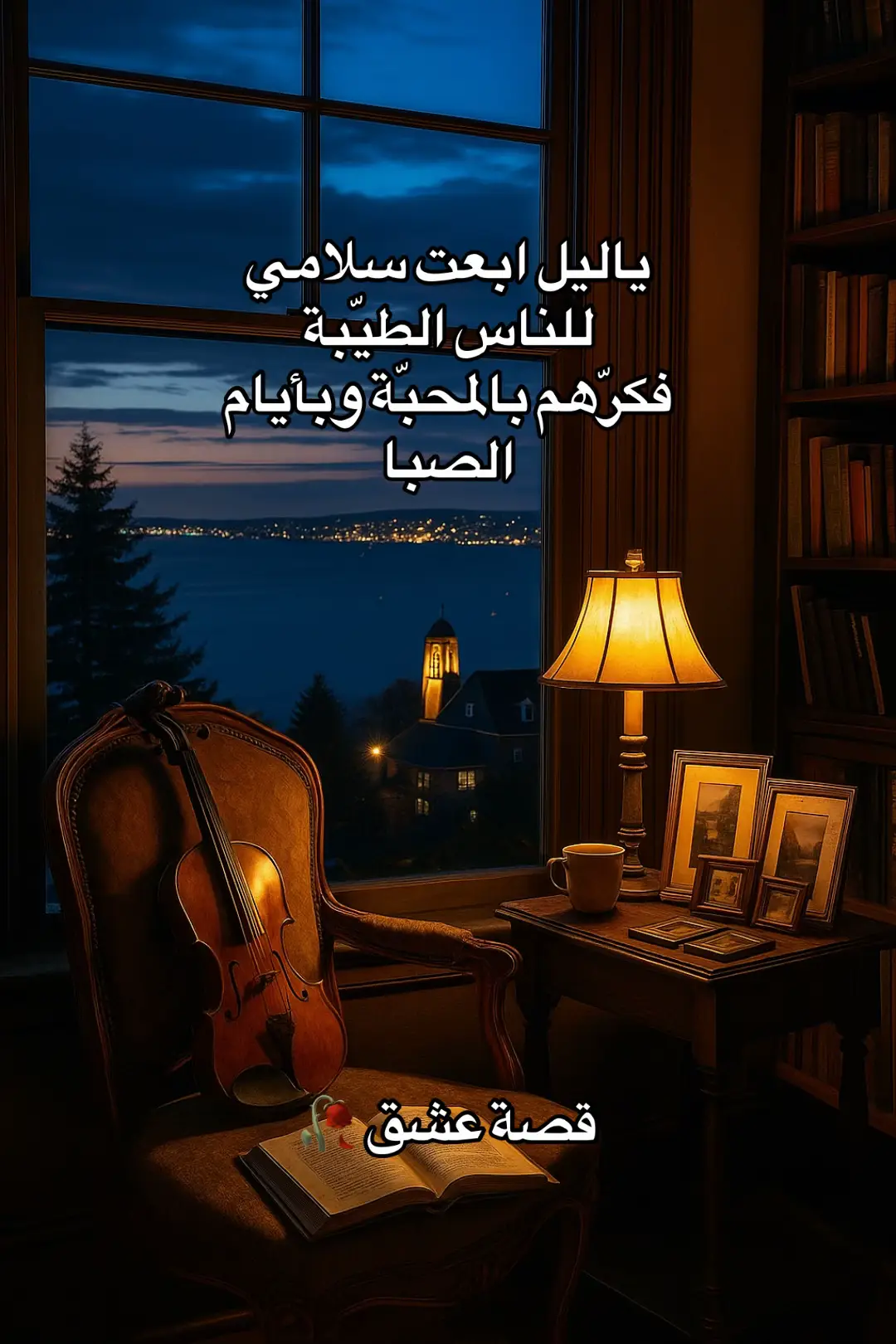 يا ليل ابعت سلامي للناس الطيبة .. فكرّهم بالمحبّة وبأيام الصبا 🥀💖🎻 O night .. send my greetings to the kind hearts .. remind them of love and the golden days of youth 🥀💖 #قصةعشق🥀 #ياليل #sing_oldis #trend #tiktoklovers 