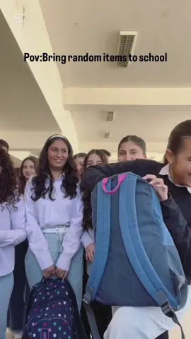 bring random items to school 😂😂 #trend #fyppppppppppppppppppppppp #school #fyp #lebanon 
