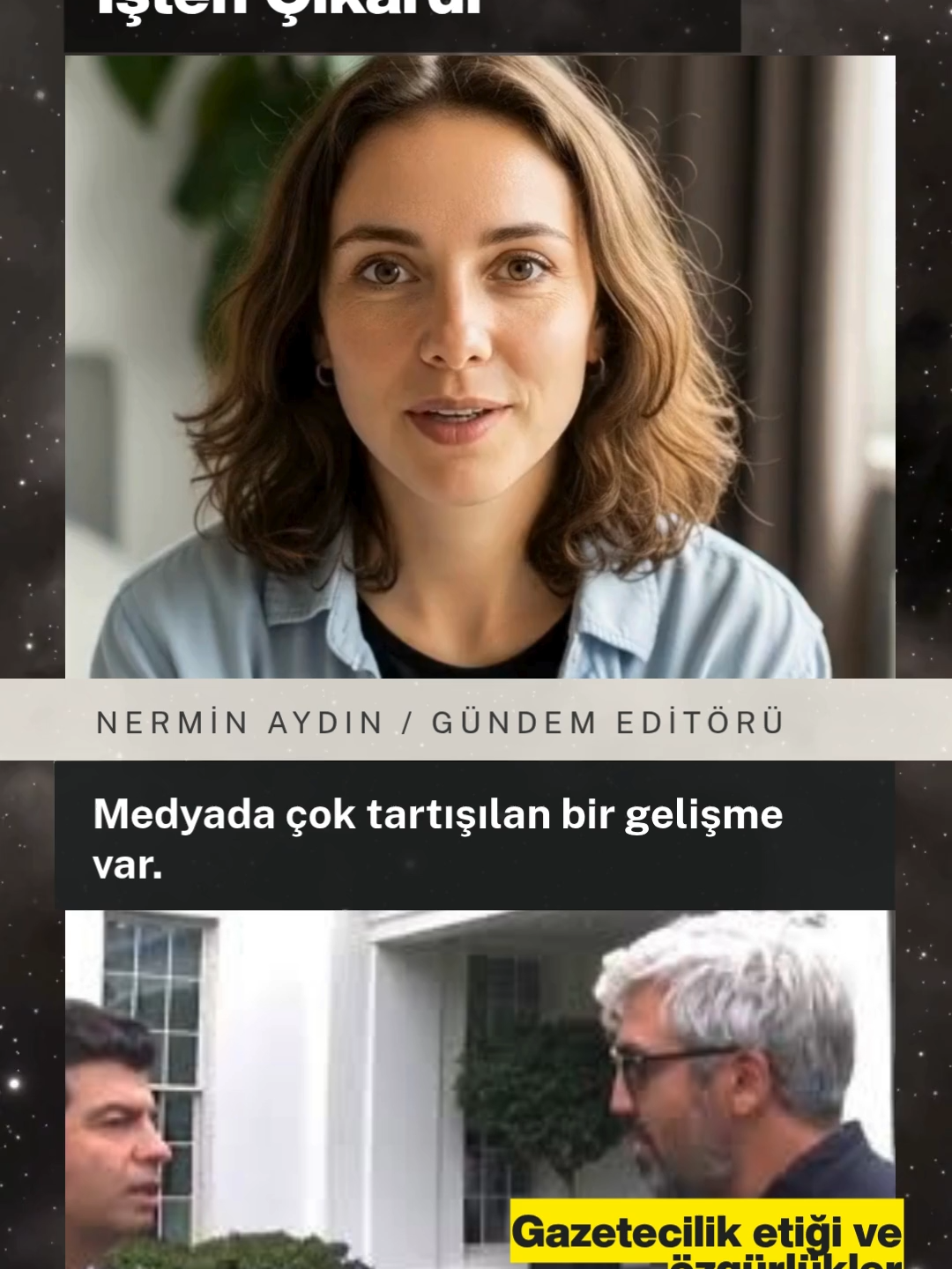 🔴 NTV, ABD Temsilcisini Kovdu! 📰 Hüseyin Günay'ın Kovulma Olayı Basın, ifade Özgürlüğüne Aykırı mı? 🔴 NTV, ABD Temsilcisini Kovdu! 📰 Hüseyin Günay Olayı 🎥 Beyaz Saray Sohbeti İşten Çıkardı! 🇺🇸 ⚖️ Basın Özgürlüğü Tartışması Alevlendi 🔥 🕊️ Gazeteci Susturulursa, Gerçekler de Susar mı? 📌  NTV, Washington temsilcisi Hüseyin Günay’ı Beyaz Saray’da Erdoğan–Trump görüşmesi sonrası yaptığı özel sohbetin kameraya yansıması nedeniyle işten çıkardı. Bu karar, basın ve ifade özgürlüğü tartışmalarını yeniden gündeme taşıdı. 🎙️📺 🎣  “Bir özel sohbet yüzünden işinden oldu!” 😮 “Basın özgürlüğü bu mu?!” 🕊️ “Kameraya yakalandı, işinden edildi…” 🎥 “Gerçekleri söyleyen gazeteciler neden cezalandırılıyor?” ⚖️ 🔖  #HüseyinGünay #NTV #BasınÖzgürlüğü #İfadeÖzgürlüğü #Gazetecilik #Erdoğan #Trump #BeyazSaray #Medya 🏷️  NTV, Hüseyin Günay, Washington, Beyaz Saray, Trump, Erdoğan, gazetecilik, basın özgürlüğü, ifade özgürlüğü, medya, canlı yayın 🙌  👉 Sizce bir gazeteci özel sohbeti nedeniyle işten çıkarılmalı mı? ⚖️ ❤️ Beğenmeyi unutmayın! 🔁 Paylaşarak daha çok kişiye ulaştıralım! 💬 Yorumlarda fikrinizi yazın, tartışmaya katılın! 🎙️  “Washington’dan gelen flaş gelişme! 🔥 NTV’nin uzun yıllar temsilciliğini yapan Hüseyin Günay, Beyaz Saray’da Erdoğan–Trump görüşmesi sonrası yaptığı özel sohbetin kameraya yansımasıyla işten çıkarıldı. 📰 Bu karar, basın ve ifade özgürlüğü tartışmalarını yeniden gündeme taşıdı. Sizce bir gazeteci perde arkasındaki sözleri yüzünden işinden edilmeli mi? 🤔” --- 📢 Hedefimiz 1️⃣ milyon destekçi! Nova TV ailesine katılın!  Toplum destekli medya gücü! Gerçeğin peşinde, halkın yanında! YouTube, Instagram, TikTok ve Twitter’da sesi duyulmayanlara ses oluyoruz. Sen de paylaş, destek ol, bu sesi büyüt! Toplum Anlatır, Nova Yansıtır!