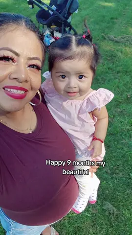 Happy 9 months my beautiful #babygirl  #9months 