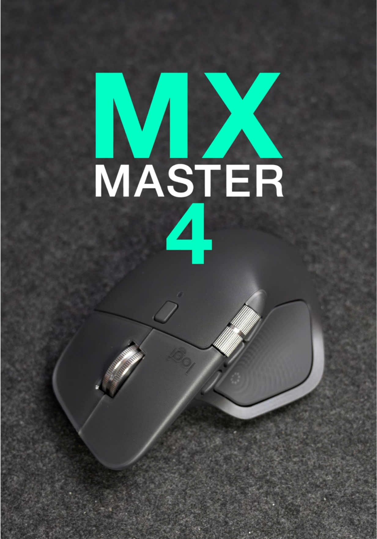 The new @Logitech MX Master 4 is here! 🚀 More power, more precision, more flow. ✨ Highlights: * Haptic feedback for ultimate control * New Actions Ring for smart shortcuts * Stronger connectivity & seamless multi-device switching * 8,000 DPI sensor – works even on glass * Silent clicks + ultra-fast MagSpeed scroll wheel * Up to 70 days battery, 3h use from 1min charge. ♻️ Built with recycled & sustainable materials #ad #Logitech #MXMaster4 #Productivity #DeskSetup