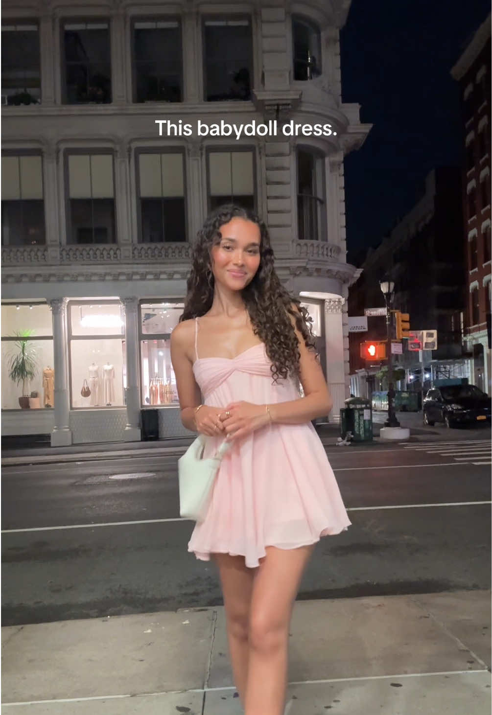 The cutest dress in the cutest color 🥺🫶 Original video credit goes to @ amayacrichton . We do not own the video or the pieces shown. We’re sharing this purely as style inspiration. Feel free to check our website for similar styles. #babydolldress #dress #girls #outfit #fyp 