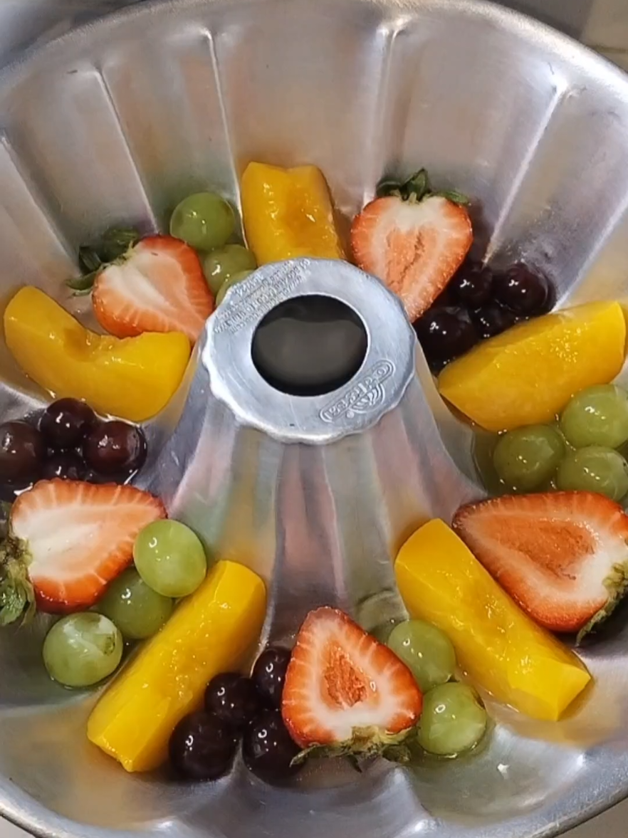 GELATINA CON FRUTAS ENCAPSULADAS #gelatina #Receta #frutas 
