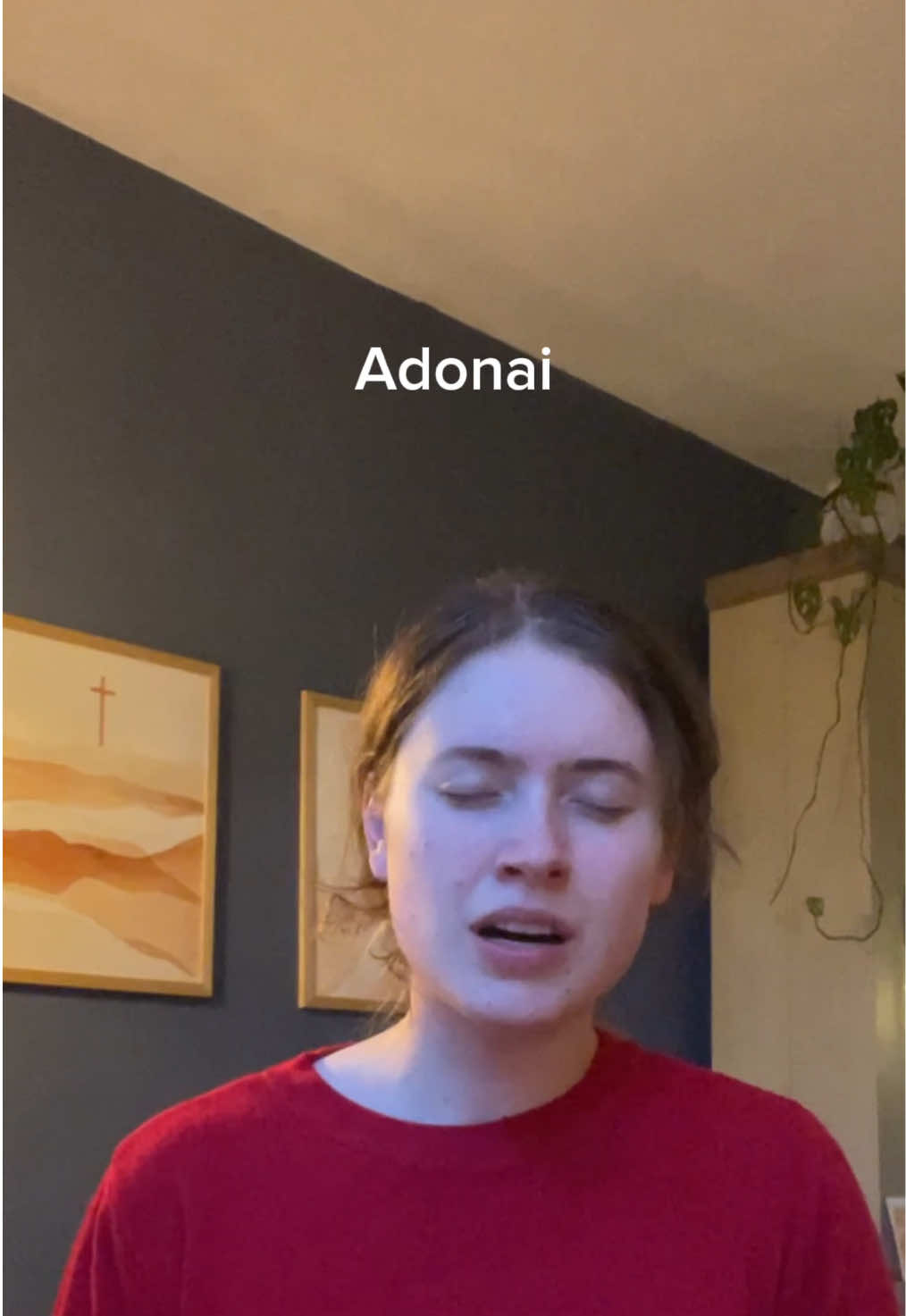 Song: Adonai (short cover) 🤍 #faith #yeshua #worship #hebrew #VoiceEffects 