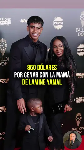 850 dólares por una cena con la mamá de Lamine Yamal  #lamineyamal #barcelona #chisme #SheilaEbana