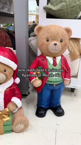 Teddy bears are so popular these days! These were pretty cute.🧸🎄 @Marshalls #marshalls #marshallsfinds #teddybear #christmas #christmasdecor 
