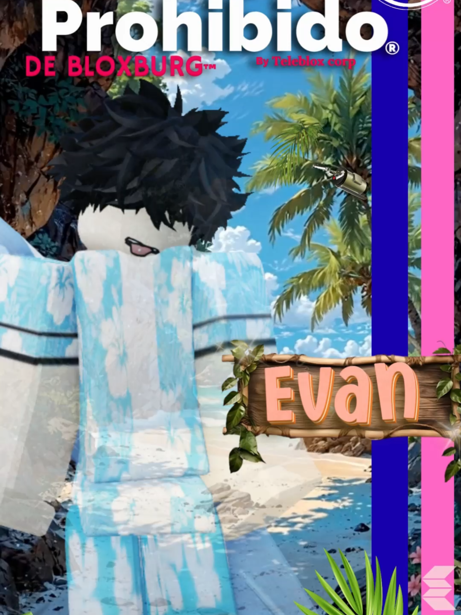 🌺🌴 Confirmado #12: Evan 🌴🌺 Con seguridad, carisma y una energía arrolladora ✨🔥, Evan se convierte en el último habitante confirmado de El Paraíso Prohibido™ 🏝️ En un juego de alianzas y traiciones, ¿su personalidad será su mejor arma? 👁️⚡ 🌟 Estreno muy pronto 🌟 🏝️ 12 jugadores • 🌊 Misterios • 💥 Estrategias #elparaisoprohibido #bloxburg #Teleblox #robloxx #robloxfyp #RealityBloxburg