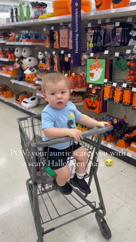 My babes gonna be scared to go trick-or-treating 😂😭 #fyp #scarytok #scream #viral 