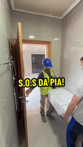 S.O.S da Pia! #pedreiro #reforma #construcao #obras #fyp 