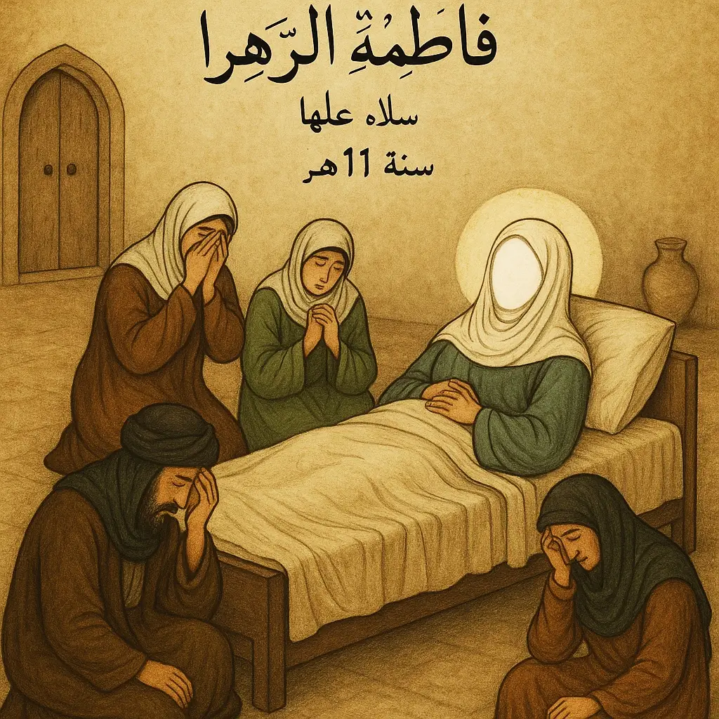 فاطمة الزهراء بنت النبي محمد ﷺ من خديجة الكبرى، وُلدت قبل البعثة بخمس سنوات تقريبًا. كانت أقرب الناس قلبًا إلى رسول الله ﷺ، وقد وصفها بأنها 