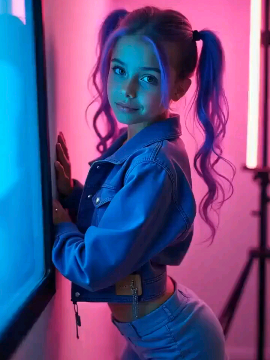 💜💜 #aigirl #teen #model 