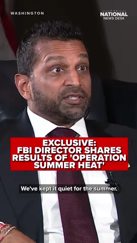 FBI Director Kash Patel spoke exclusively with political insider Armstrong Williams about “Operation Summer Heat,” a three-month operation laying the groundwork for fighting violent crime in Democratic cities like Chicago and Memphis.  Read more at the link in our bio.   #kashpatel #fbi #crime #operationsummerheat 