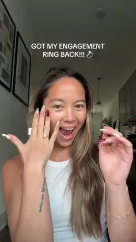 Was so scared to get it resized smaller and it not fitting 😅 but totally worth it! @Keyzar Jewelry  #engagementring #2026bride #labgrowndiamond 