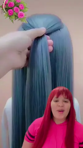 Peinado fácil con este tips #reel #fyp #sastifying #peinados #peinadosfaciles 