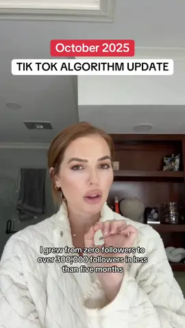 Tik tok algorithm update October 2025 #tiktoktips #contentcreatortips #algorithm #algoritmotiktok 