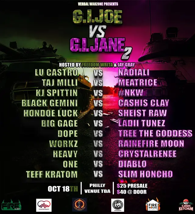 Who’s up for a good… I mean great battle? Go visit my website under events to learn more men vs women who’s got the best lyrics? #indastreetsradio Indastreetsradio.com