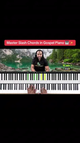 Master Slash Chords in Gospel Piano 🎹✨ #gospelmusic #gosplemusicians #gospelpianist #gospelsingers #gospelpiano  