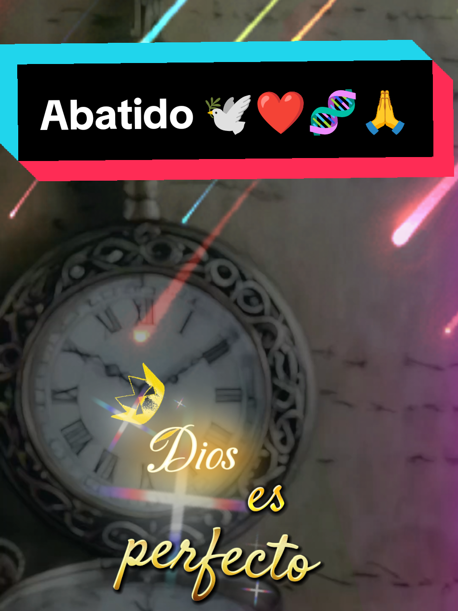 Abatido #dios #abatido #ben #fe #agradecido.El tiempo de Dios es perfecto 🕊️❤️🧬🙏