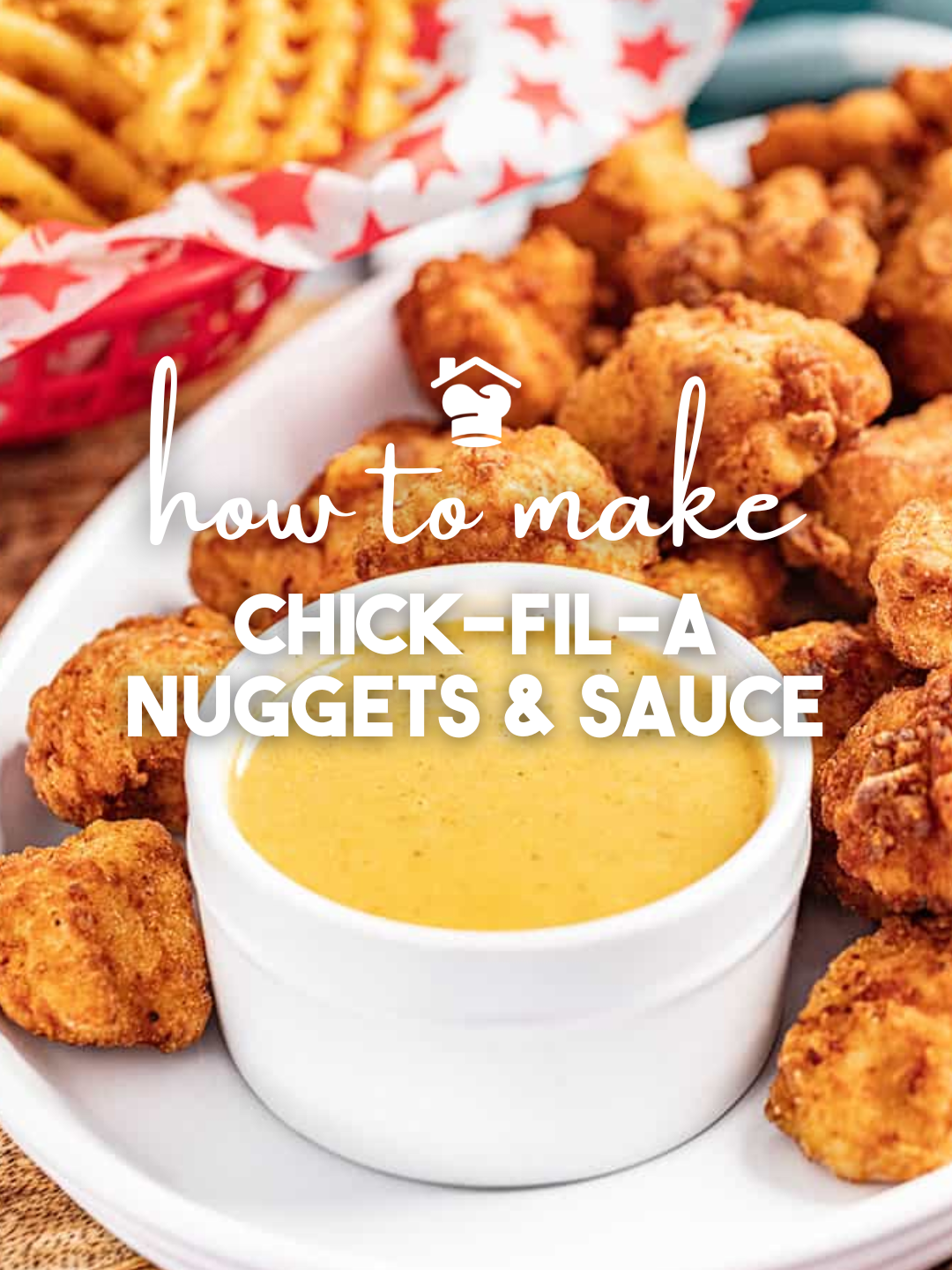 Copycat Chick-fil-A nuggets that taste even better than the real thing! Complete with a recipe for that delicious Chick-fil-A sauce! #chickfila #chickfilasauce #dinner #chicken #Recipe