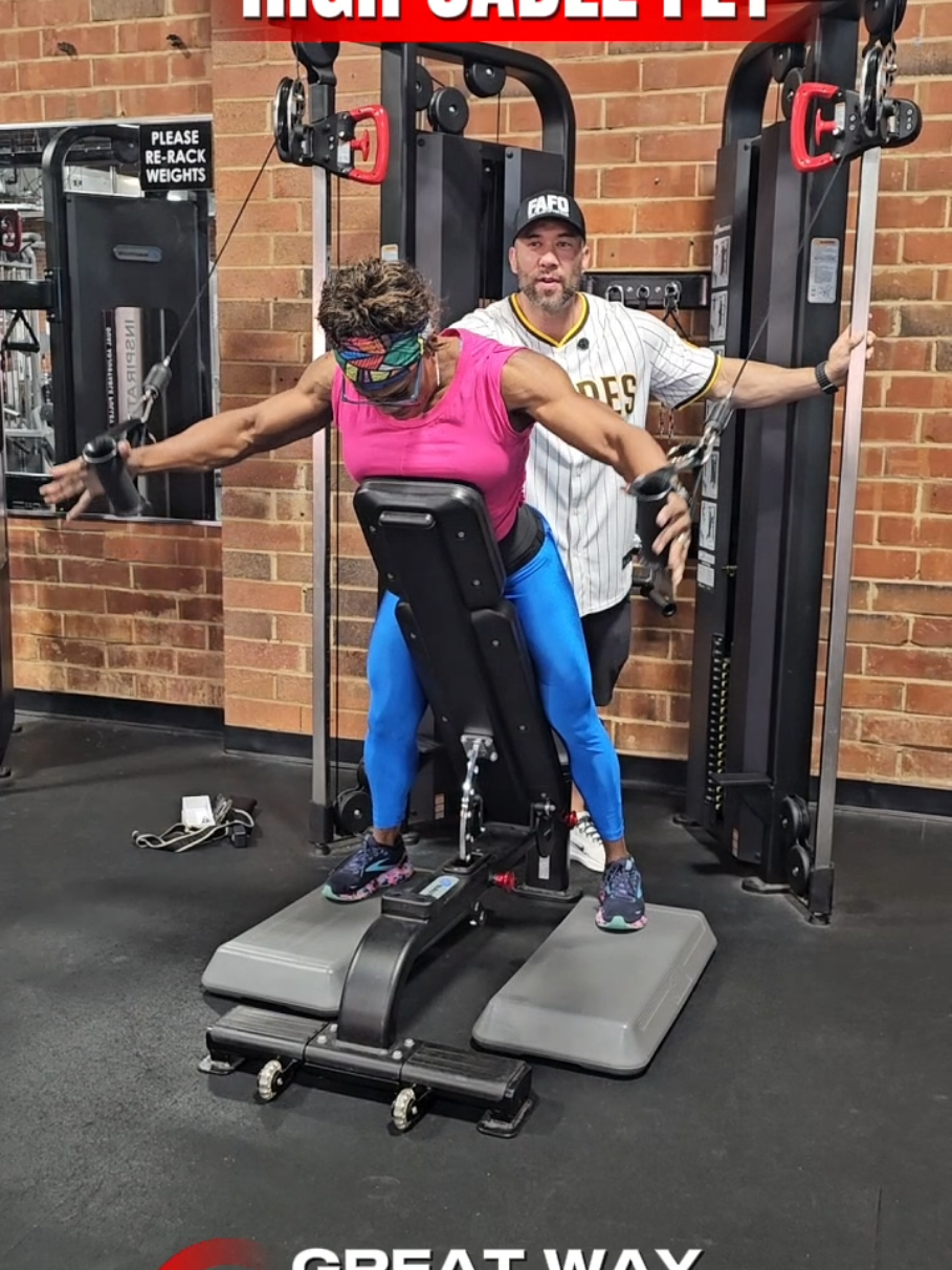 Training your upper chest not only gives you better posture and fuller curves up top, it balances your physique and helps fight the dreaded ‘sag’ with age. #deejsfitnation #workoutmotivation #chest 
