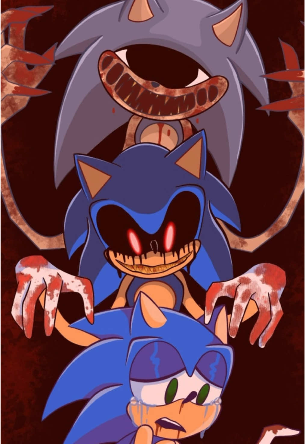 Sonic EYX explained #horror #scary #sonic #sonicexe #horrortok 