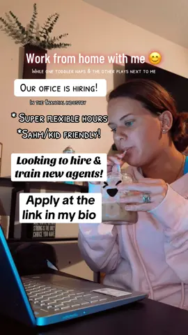 Come work from home with me ☺️  I’m so thankful to be able to work from home on my own schedule as a sahm 🙌🏼 if you’ve been looking for a work from home job that you can do 100% remote, on your own time AND without sacrificing time with your kiddos, this is IT 💻🧑‍🧒‍🧒 #sahmsoftiktok #financialfreedom #workfromhome #remotework #makemoneyfromhome 