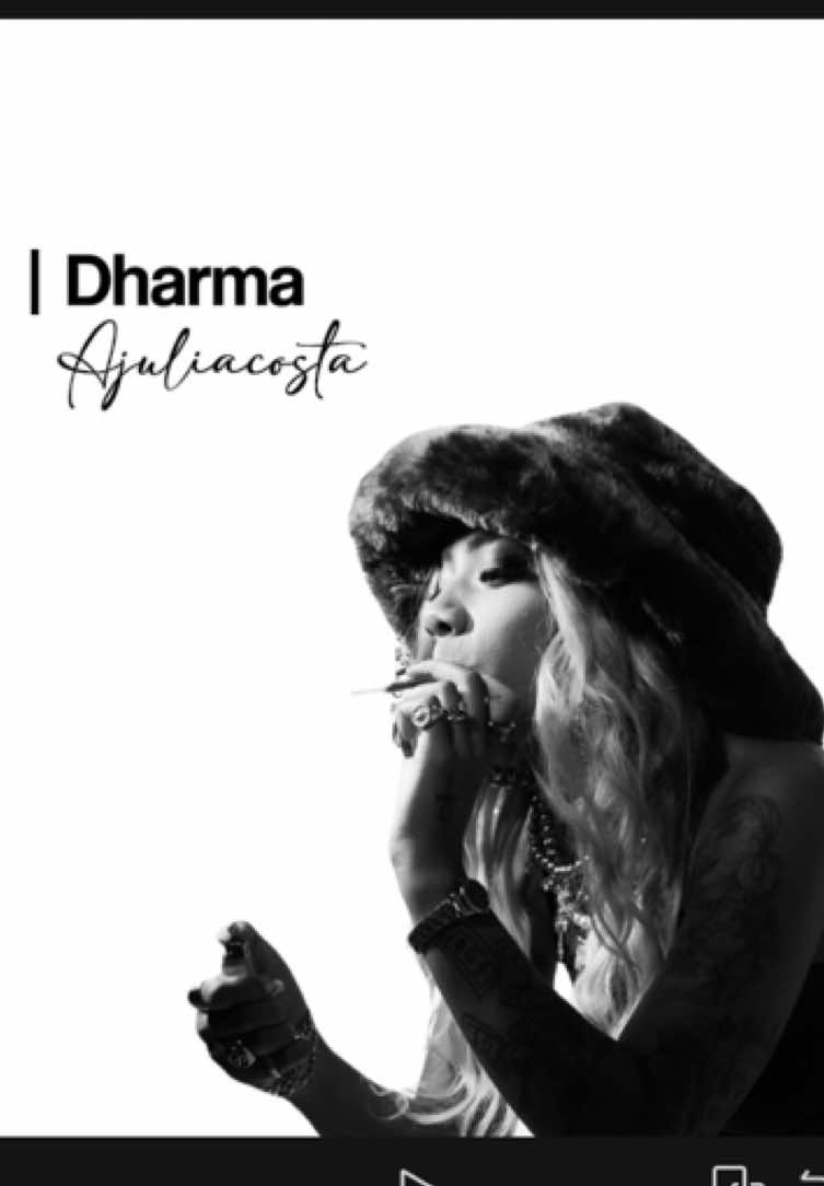 ajuliacosta - Dharma 🎵 #dharma #ajuliacosta #fyp #tipografia #musica 