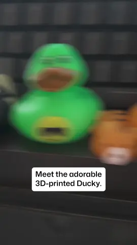 The excuse you needed to get that 3D printer? Drop by the Makerspace at #GitHubUniverse to learn more or download Ducky from https://gh.io/octoprints to create your own. #3dprinter #3dprintingpro #devtok #developersetup
