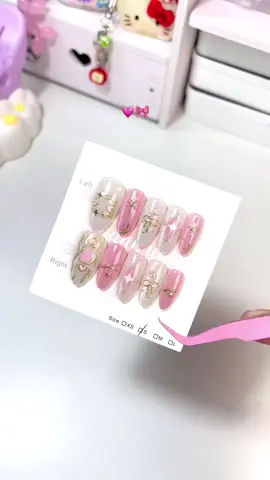 น่ารักก เจ้าหญิงงมากก 💗 #เล็บเจล #เล็บปลอมสําเร็จรูป #เล็บปลอมพร้อมติด #nail 