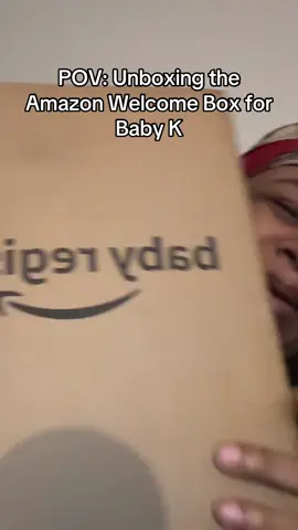 Thank you @Amazon for my baby box! Glad to be a Amazon Prime Member 💜🙏🏽🤰🏽 #fyp #atlredd #viral #pregnancytiktok #babyregistry 