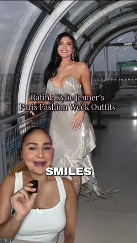 Kylie Jenner’s Paris Fashion Week looks are giving RANGE 👏 First, that slick black classy moment 🖤 and now a full sparkle Schiaparelli dress ✨ Honestly loving seeing her smile in these pics too. Rating her looks so far: 🔥🔥🔥Which one’s your fave? #KylieJenner #ParisFashionWeek #Schiaparelli #FashionTok #PFW