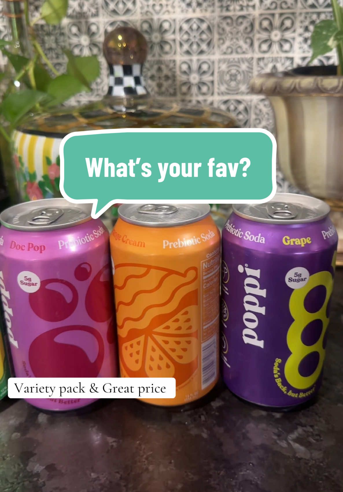 I am obsessed with Poppi probiotic soda 🥤✨ If you’ve never tried it, you definitely should! The flavors are so good and they have the best variety pack at an amazing price right now. Perfect mix of refreshing + good for your gut. 💕 #PoppiSoda #ProbioticSoda #HealthyDrinks #GutHealth #VarietyPack #TikTokFinds #DrinkBetter #RefreshingAndGood #WellnessLife #SipSipHooray
