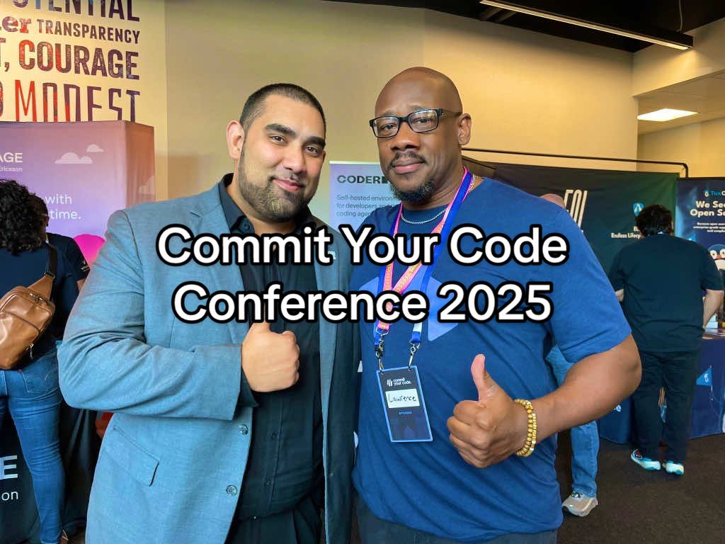 Love me some Commit Your Code @DThompsonDev | Software Dev @Jason Torres and more at #cyc2025 